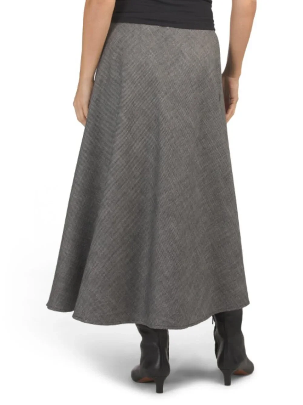 RACHEL ZOE Long Brushed Skirt